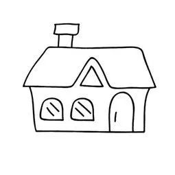 房屋设计图简单铅笔画图案大全,房屋设计简图怎么画